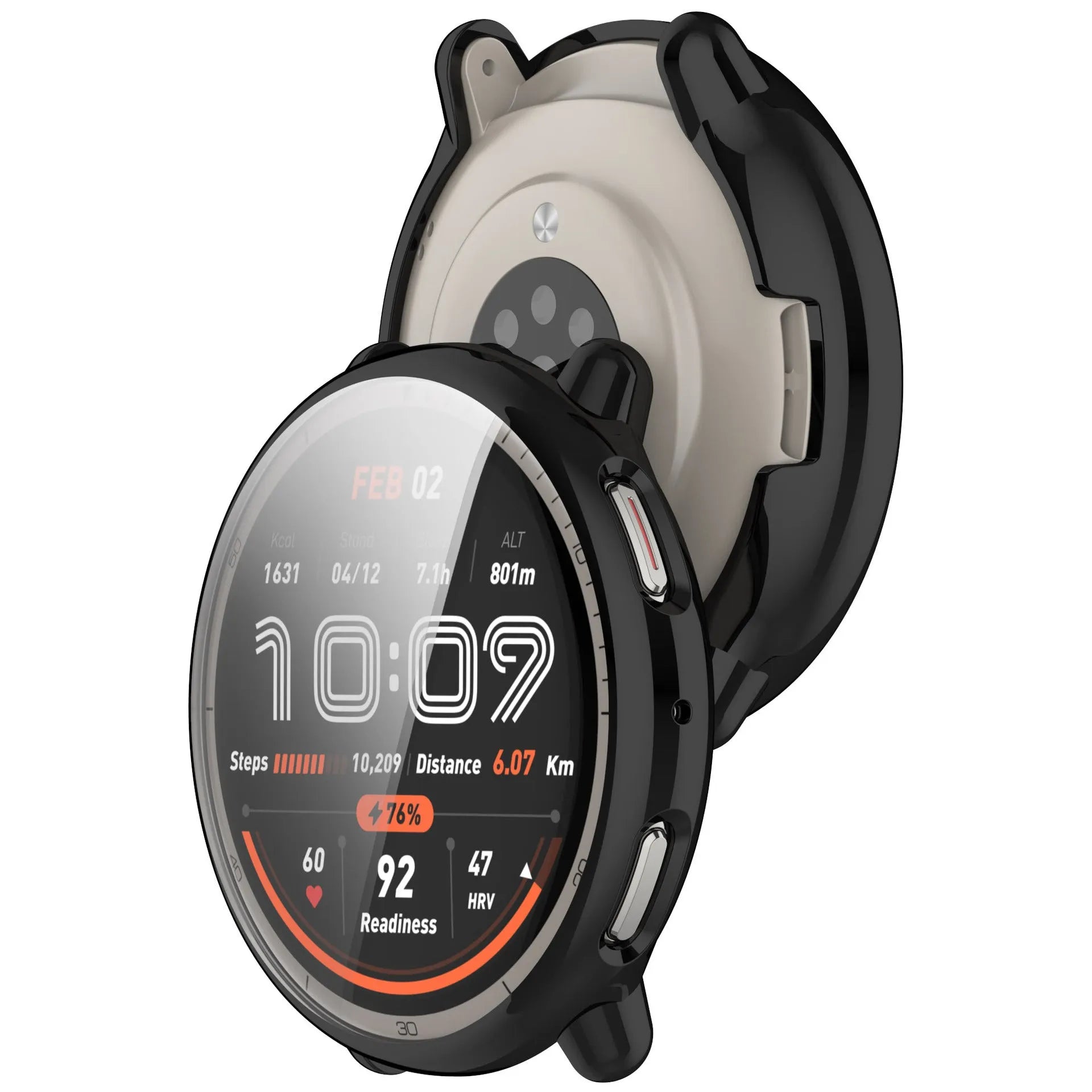 Amazfit Active 2 TPU Hülle (Schwarz)