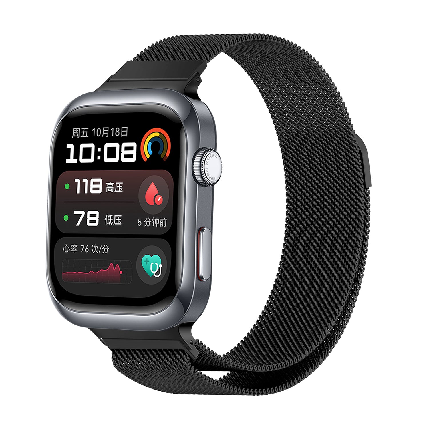 Huawei Watch D2 Milanese-Armband (Schwarz)