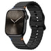 Apple Watch Ultra Wave Silicone Strap (Black)