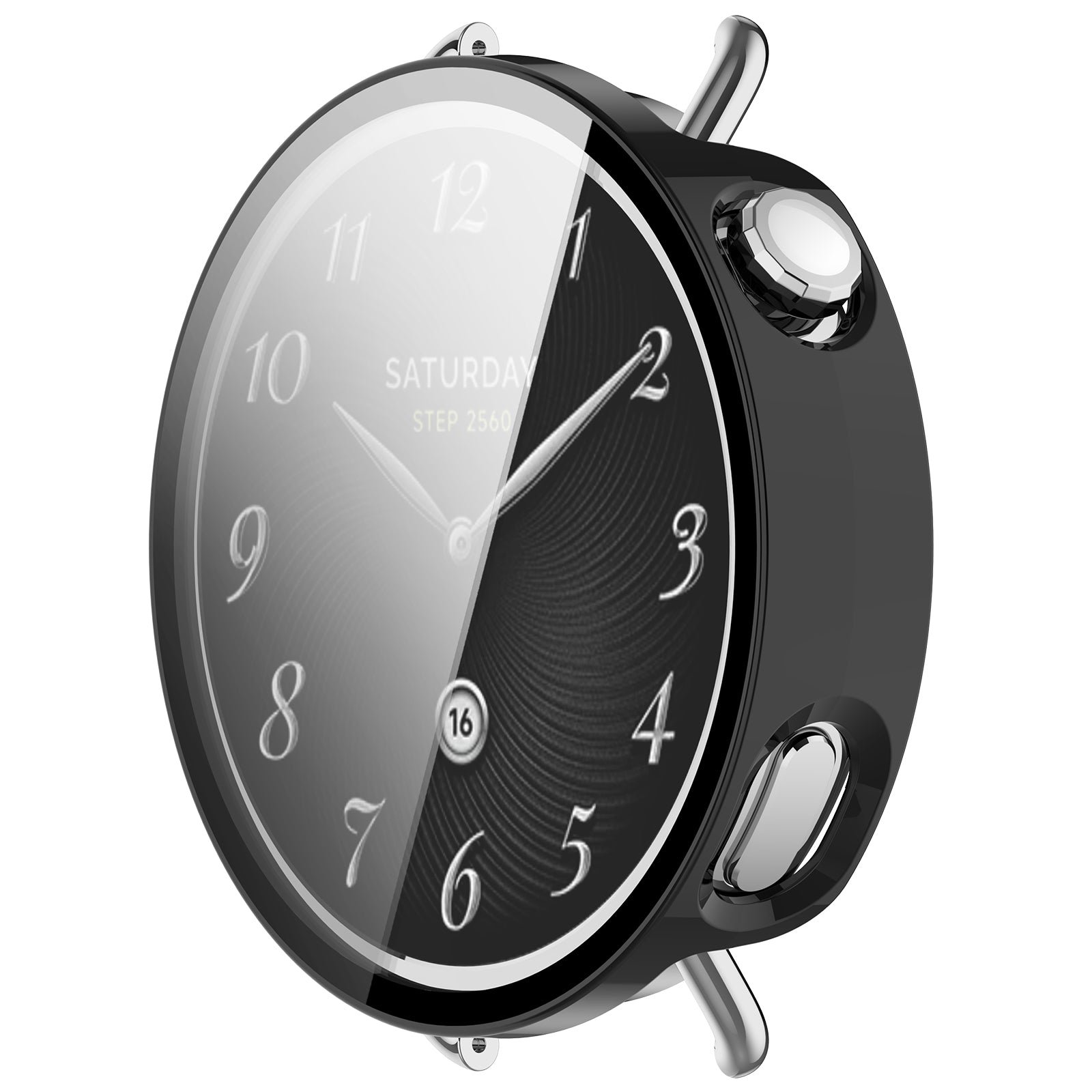 Xiaomi Watch S4 - 41mm PC Hülle mit Glas (Schwarz)