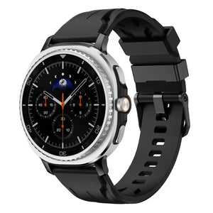 Samsung Galaxy Watch 9 - 44mm Race Silicone Strap (Black)
