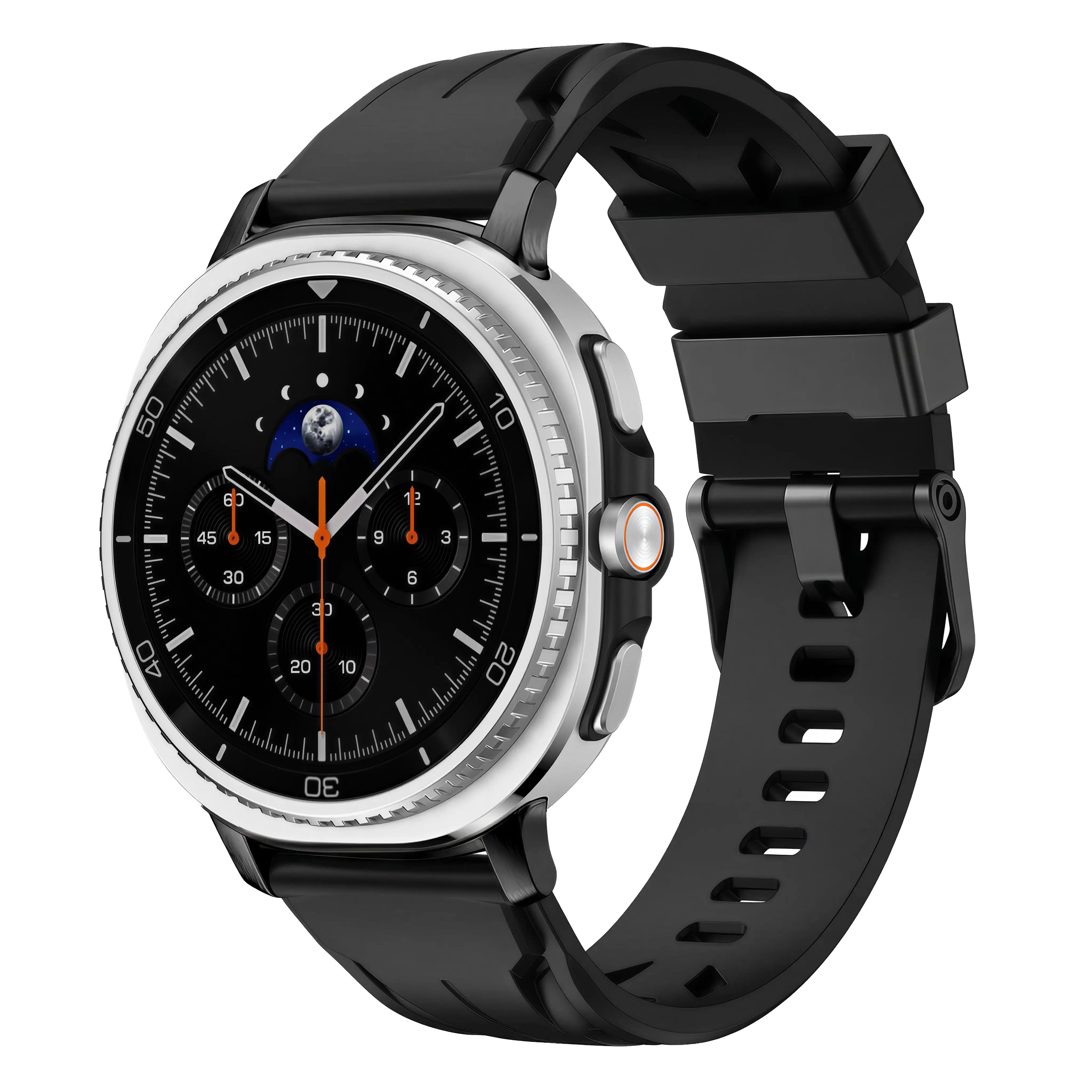 Correa silicona race Samsung Galaxy Watch 9 - 40mm (negro)