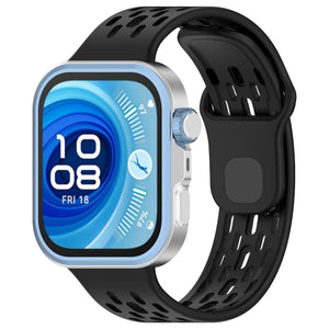 Huawei Watch Fit 5 Pro siliconen air bandje (zwart)