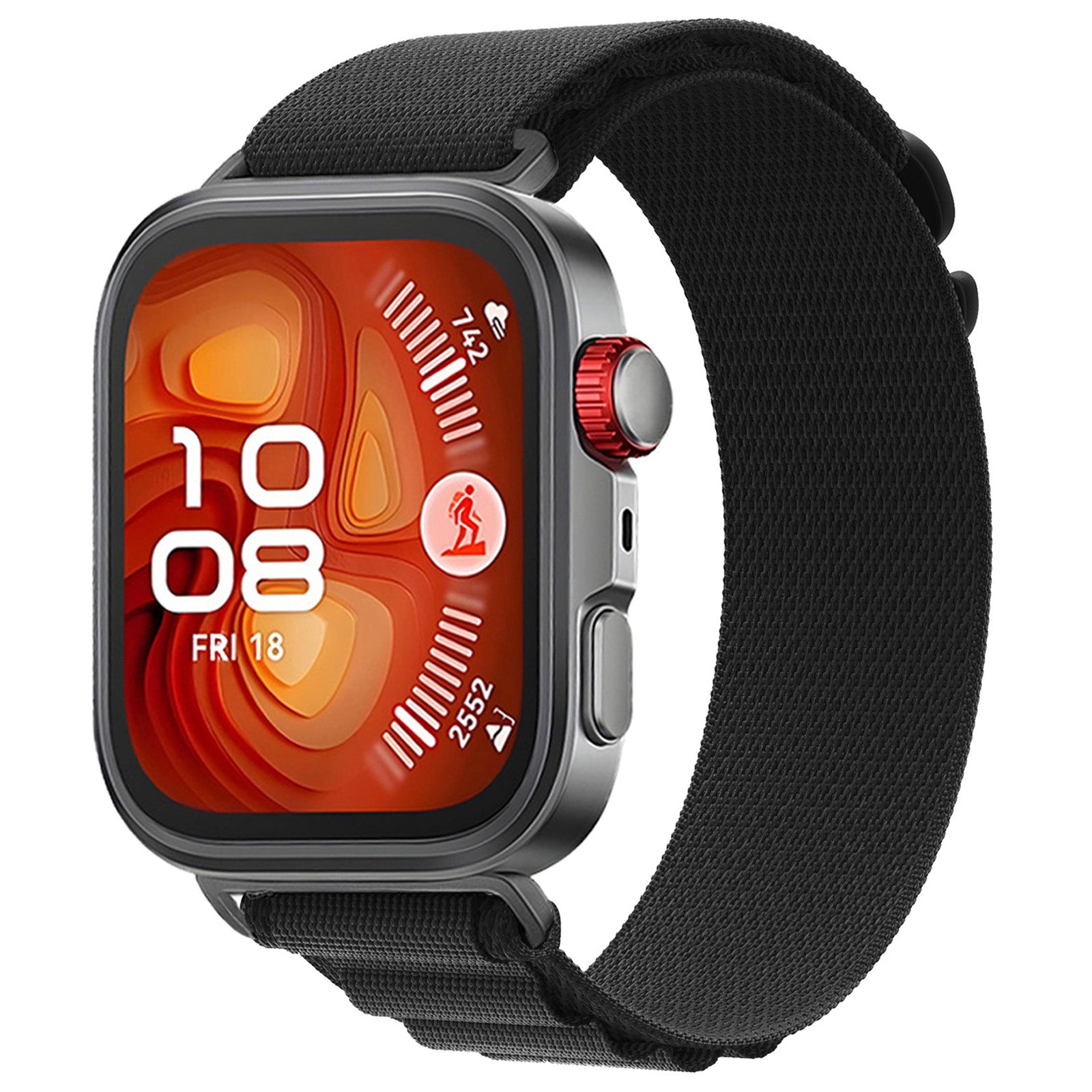 Huawei Watch Fit 5 Pro Alpine nylon bandje (zwart)