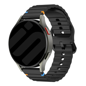 Polar Grit X Pro Wave Silicone Strap (Black)