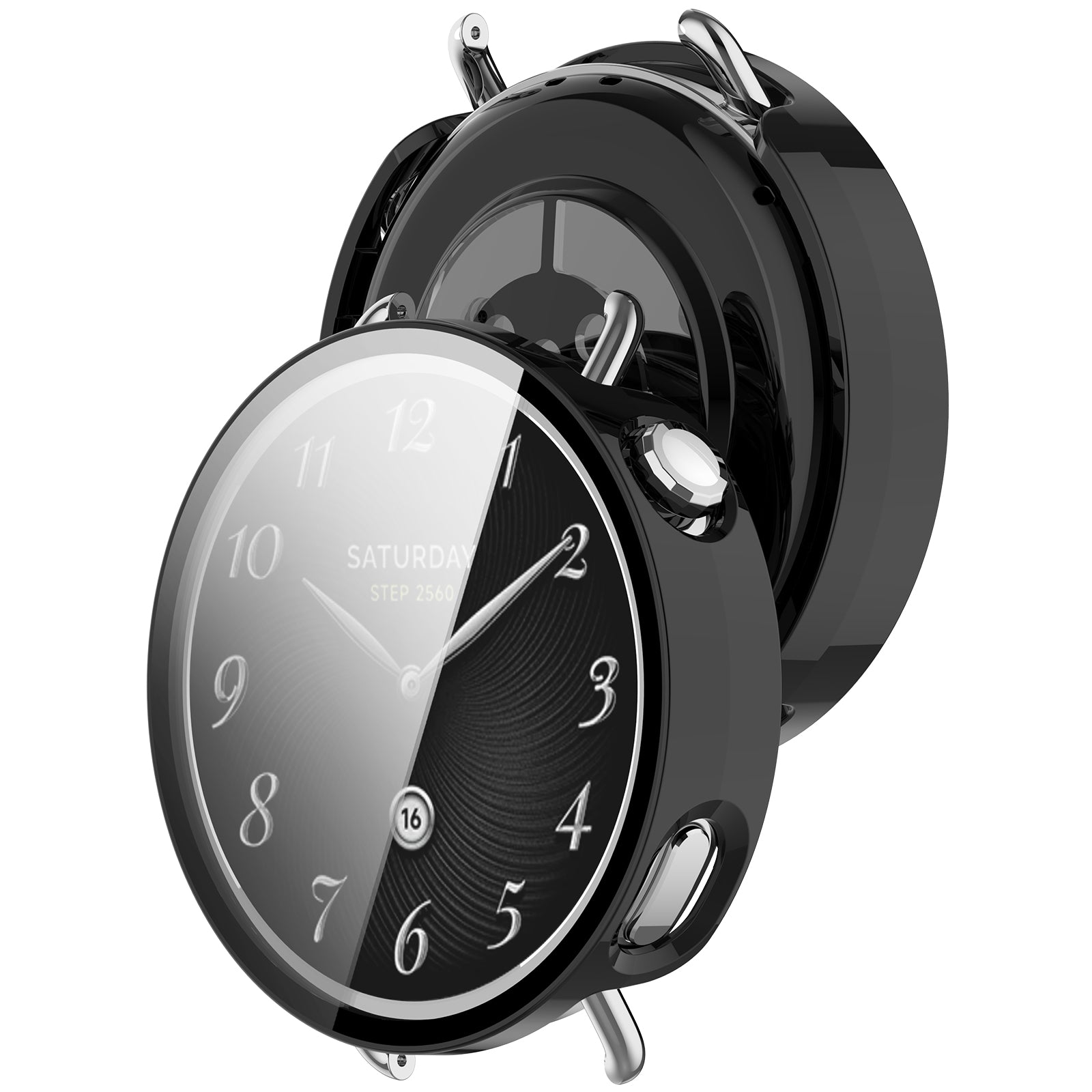 Xiaomi Watch S4 - 41mm PC Hülle mit Glas (Schwarz)