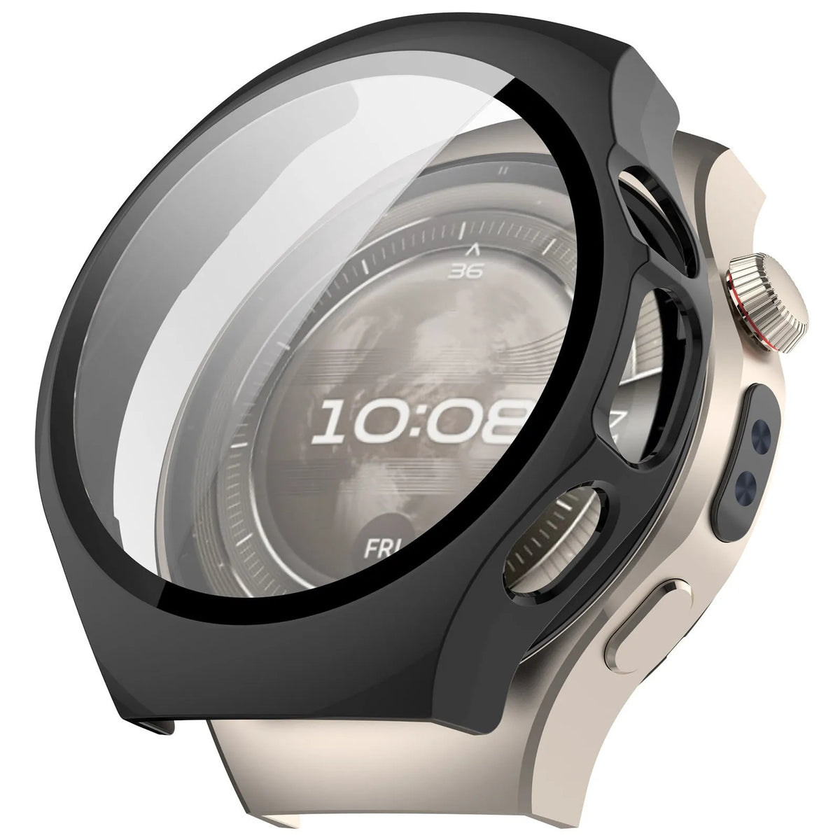 Huawei Watch 5 - 42mm Hartschale mit Glass (Schwarz)