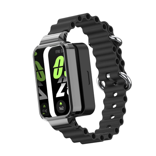 Xiaomi Smart Band 9 Active Ocean Silikonarmband (Schwarz)