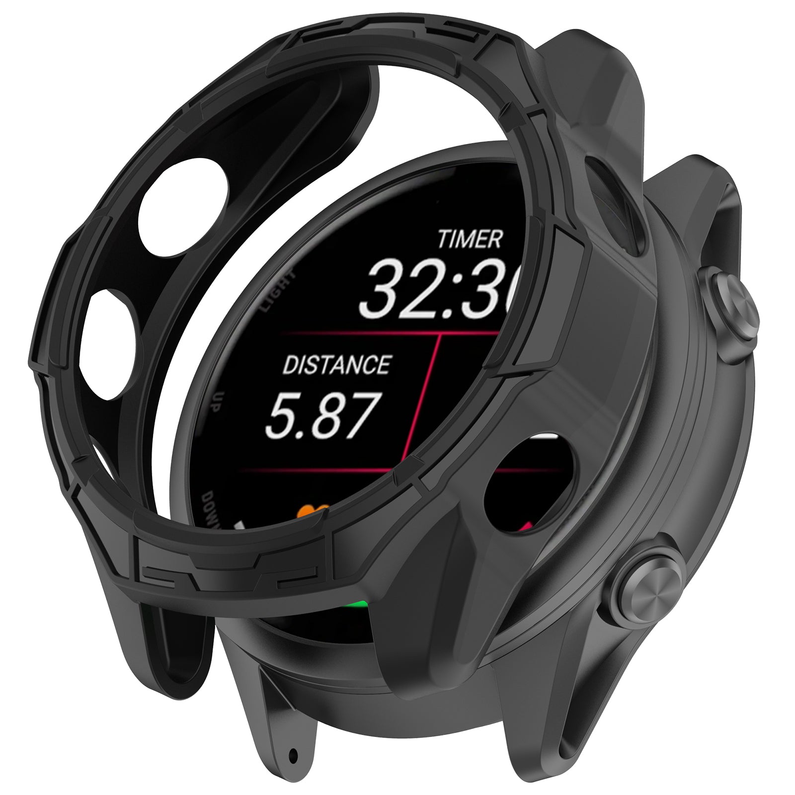 Garmin Forerunner 70 Rugged TPU Case (Black)