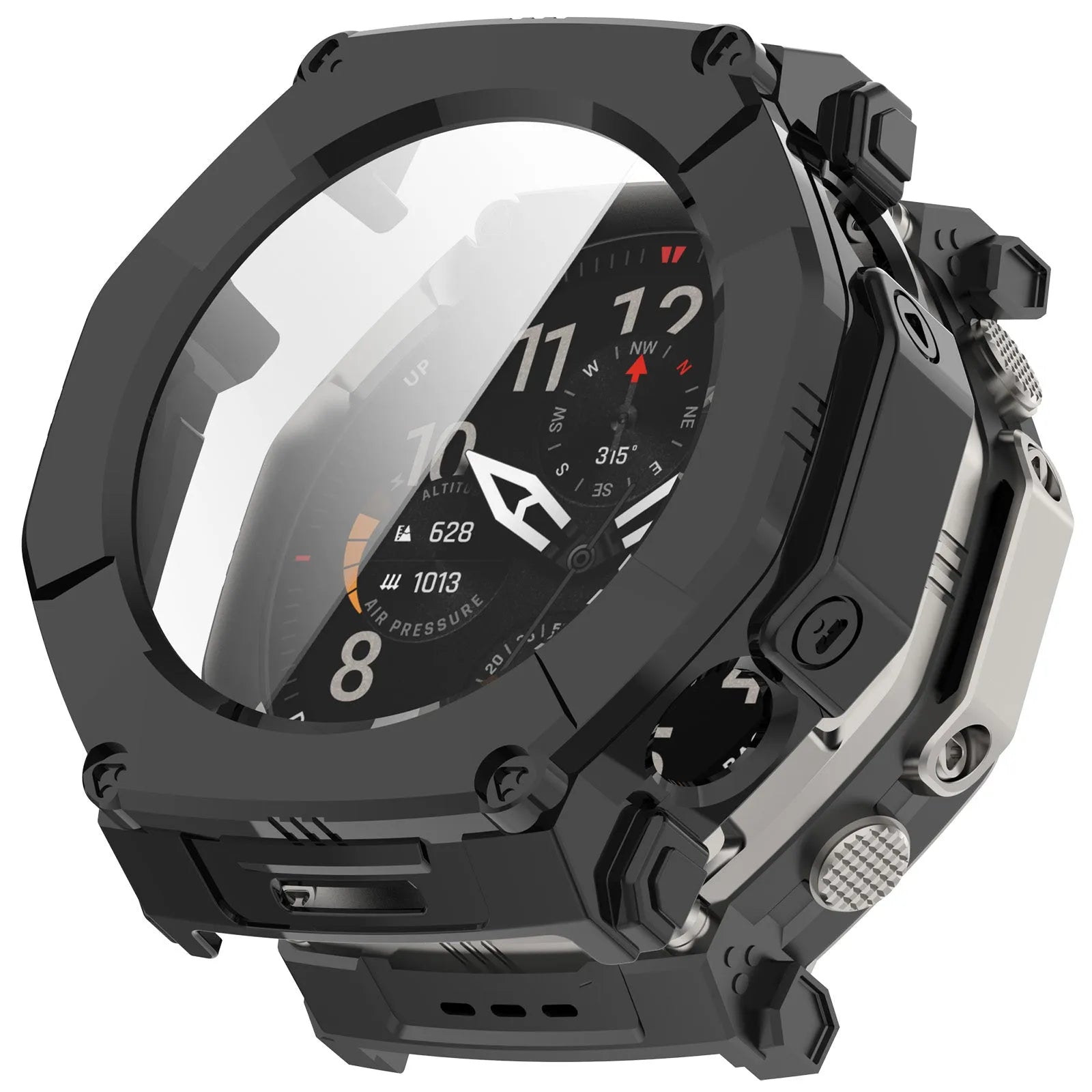 Coque PC en verre Amazfit T-Rex Ultra 2 (noir)