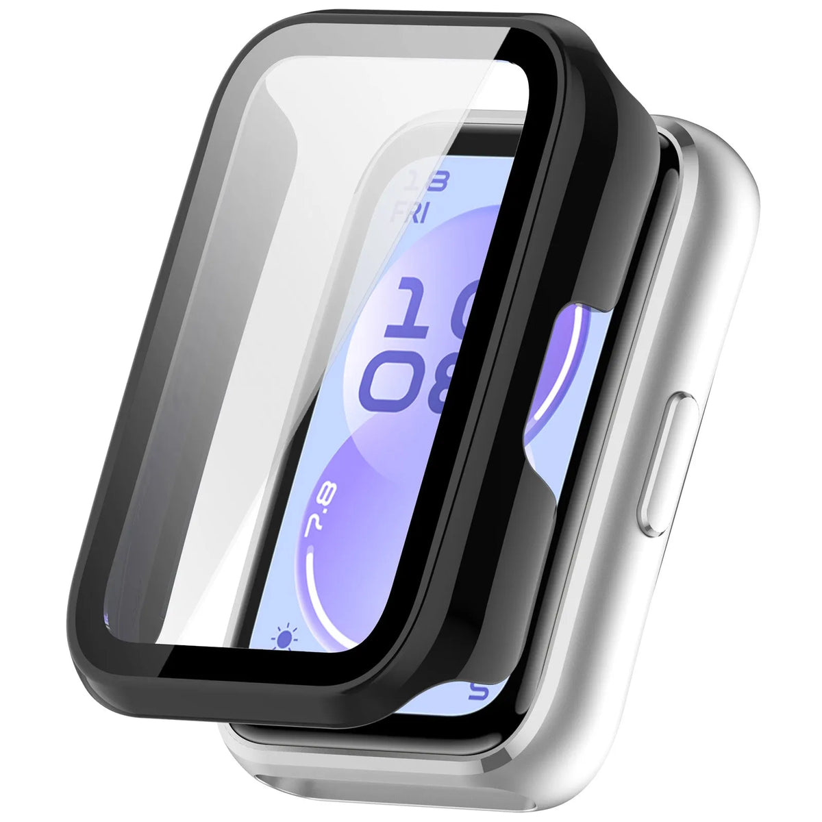 Huawei Band 11 PC case met glas (zwart)