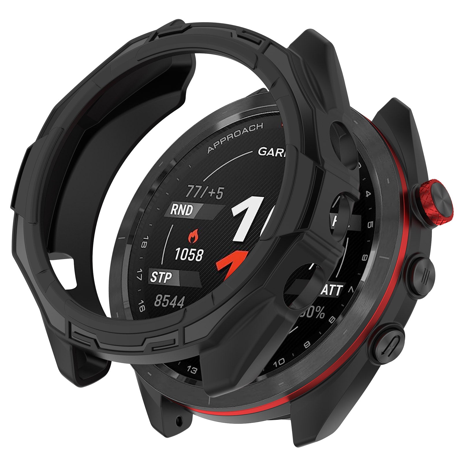 Garmin Approach S70 - 47mm Robuste TPU-Hülle (Schwarz)