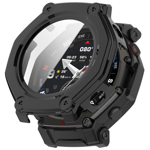 Amazfit T-Rex 3 Pro - 44mm PC Hardcase mit Glas (Schwarz)