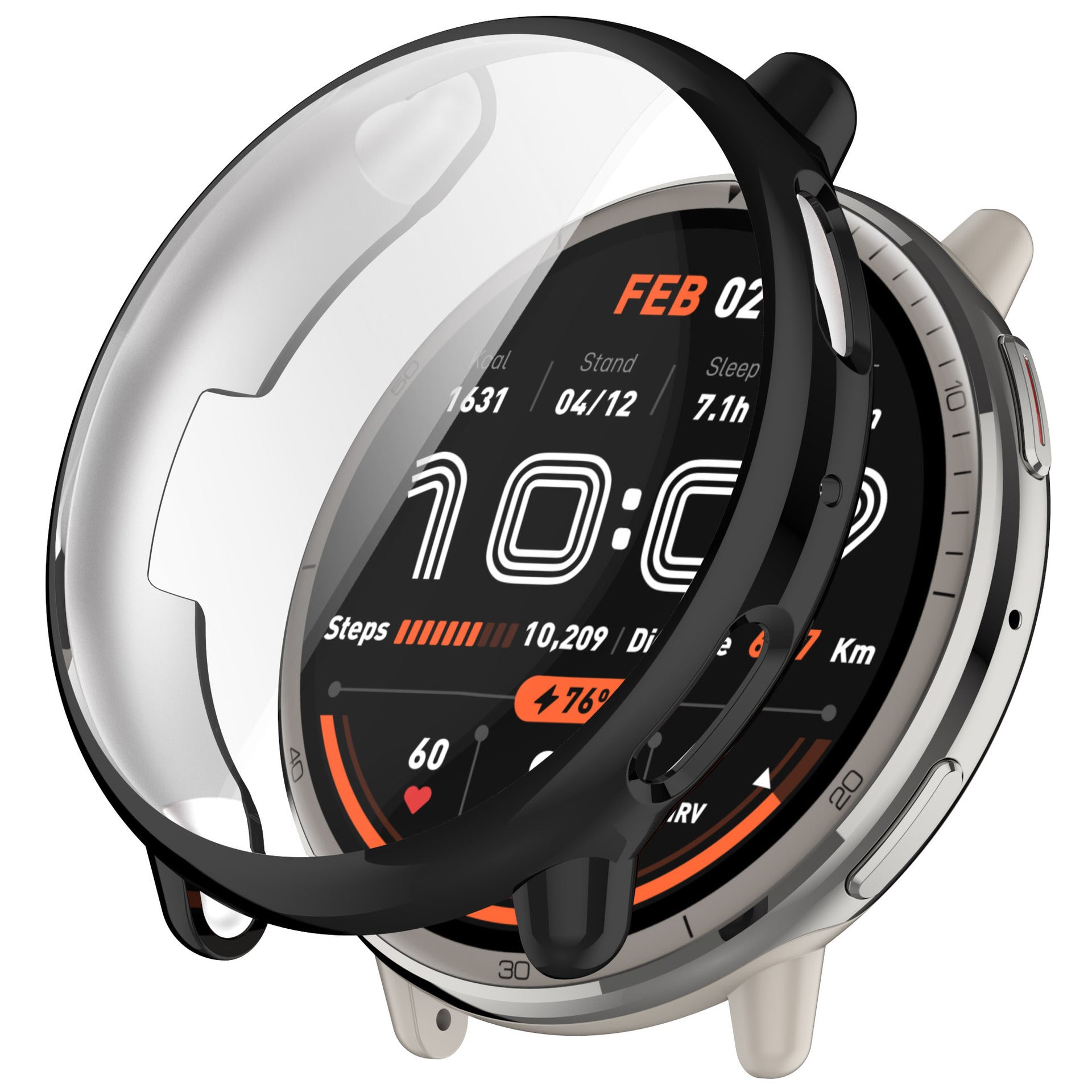 Amazfit Active 2 TPU Hülle (Schwarz)