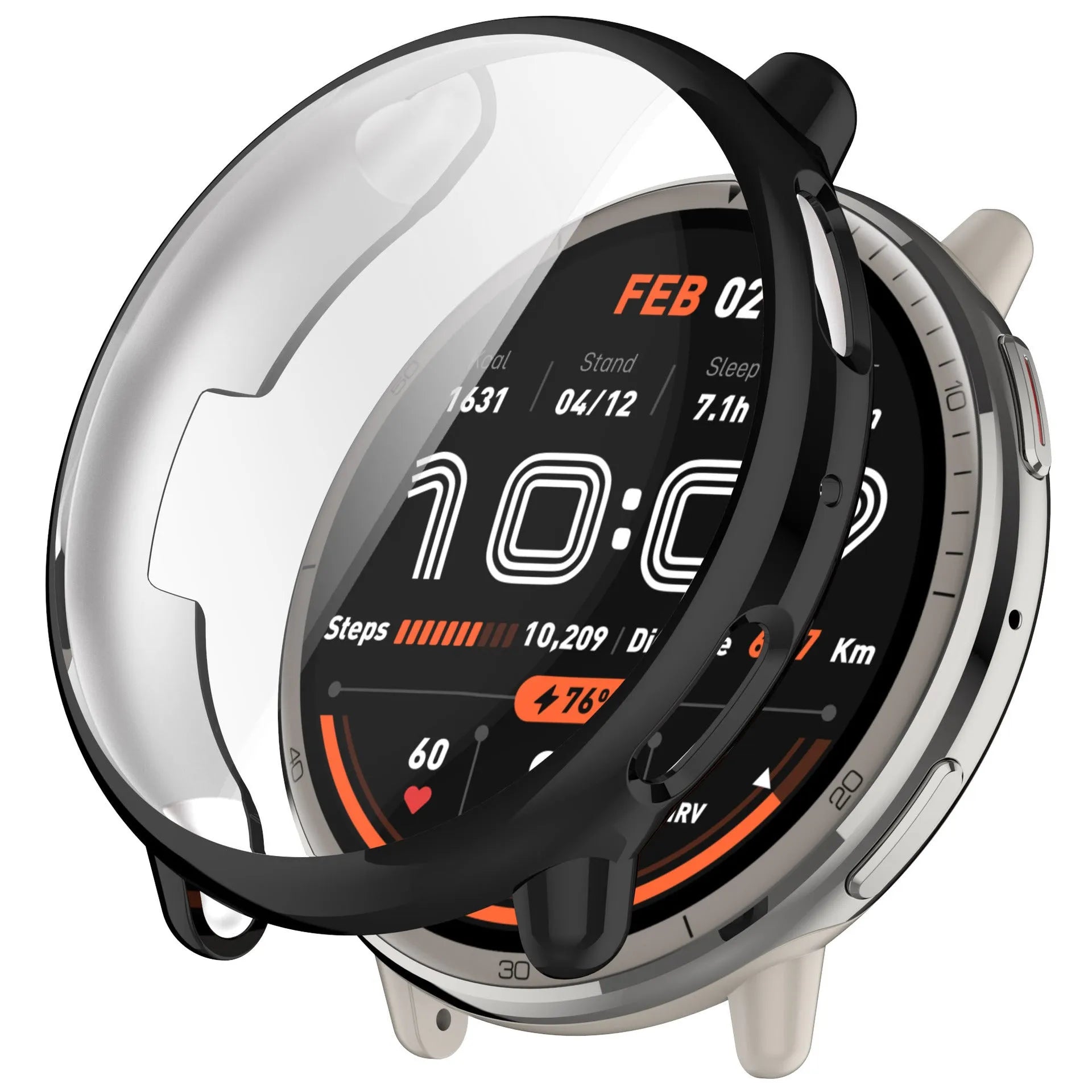 Amazfit Active 2 TPU Hülle (Schwarz)