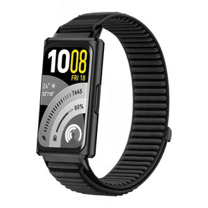 Correa nylon ondulada Huawei Band 11 (negro)