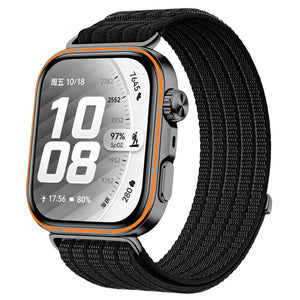 Huawei Watch Fit 5 Pro ultradunne nylon band (zwart)