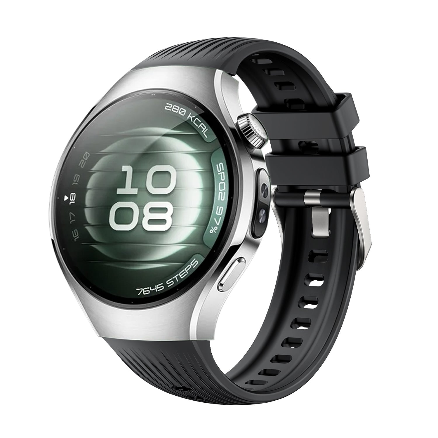 Huawei Watch 5 - 42mm Silikonarmband 'Perfect Fit' (Schwarz)