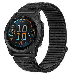 Garmin Fenix 7s Wave Nylon Strap (Black)