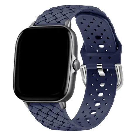 Correa silicona tejida Xiaomi Amazfit GTS (azul oscuro)