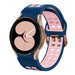 Samsung Galaxy Watch 4 44mm Sport Square Armband (Blau/Rosa)