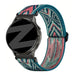 Bandz Bracelet nylon élastique Oozoo Smartwatch 20mm (mélange de bleu)