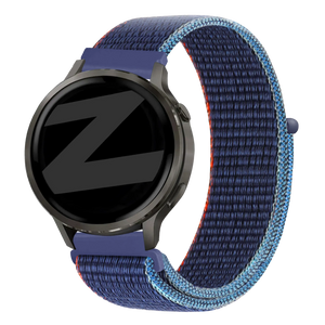 Bandz Correa nylon Loop Garmin Forerunner 265s (azul oscuro mix)