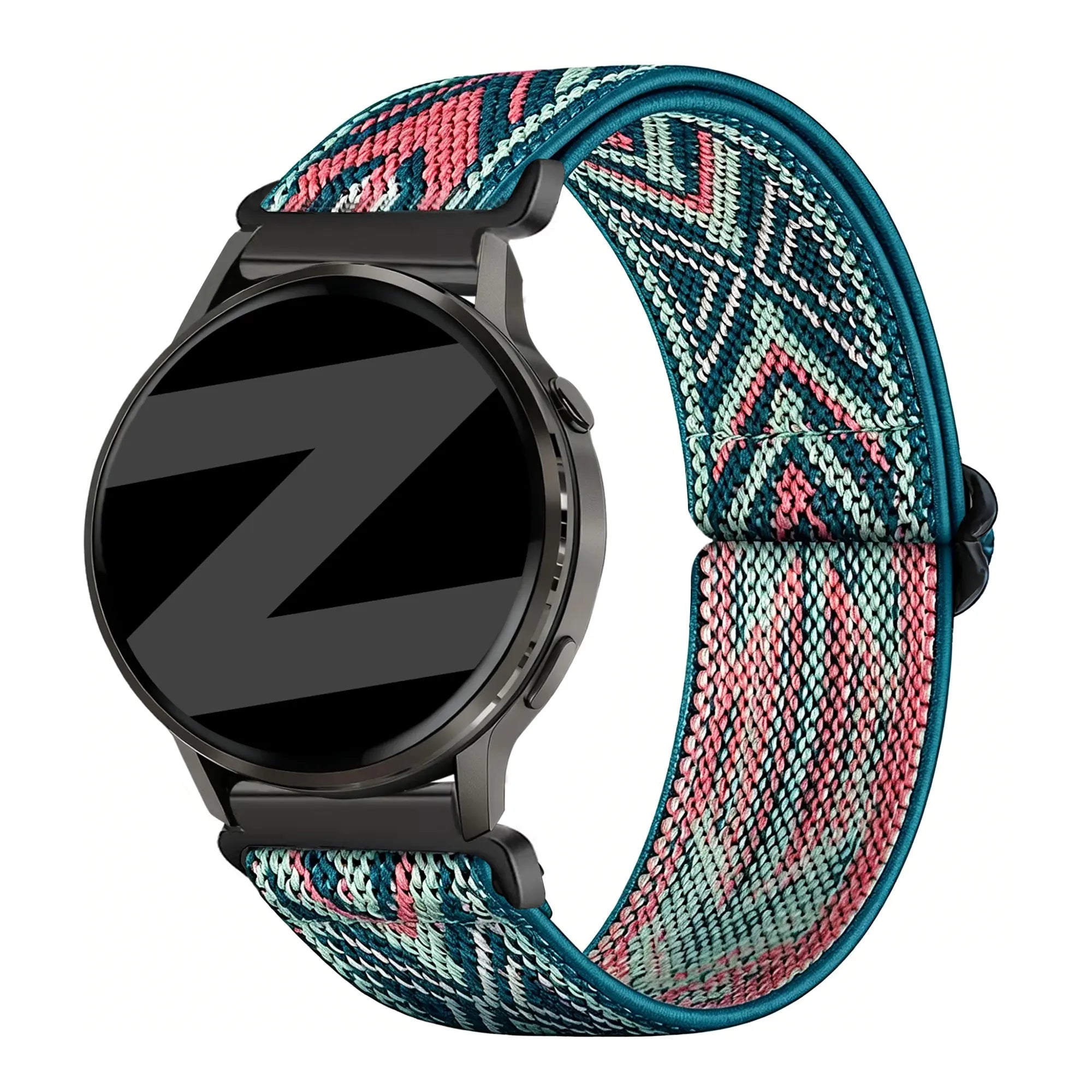 Bandz Correa nylon elástica Garmin Venu 3s (mezcla azul)