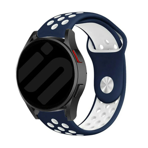 Amazfit Bip U (Pro) sport bandje (blauw/wit)