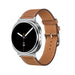 Samsung Galaxy Watch 8 - 40mm Klassisches Lederarmband (Braun)