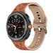 Samsung Galaxy Watch 8 - 44mm flower silicone band (bruin/beige)
