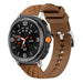 Bracelet cuir hybride diamond Samsung Galaxy Watch 9 - 40mm (marron)