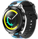Samsung Gear Sport camouflage band (blauw)