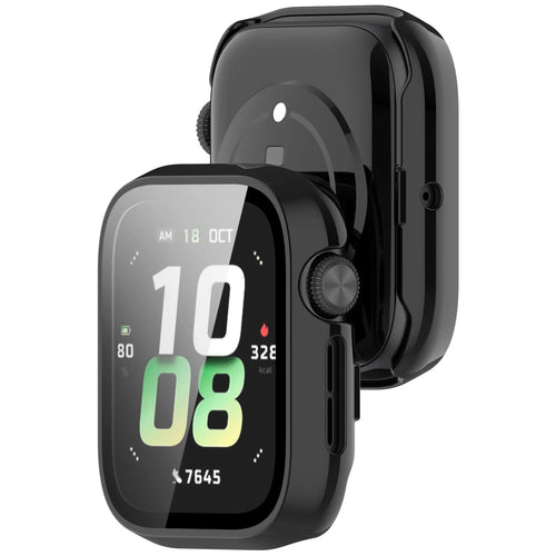 Funda rígida Honor Watch 5 con cristal (negro)