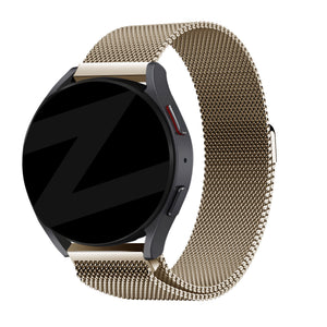 Bandz Garmin Vivomove Trend Milanese Loop Strap (Champagne Gold)