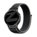 Bandz Garmin Forerunner 570 - 47mm Nylon Loop Armband (Anthrazit)