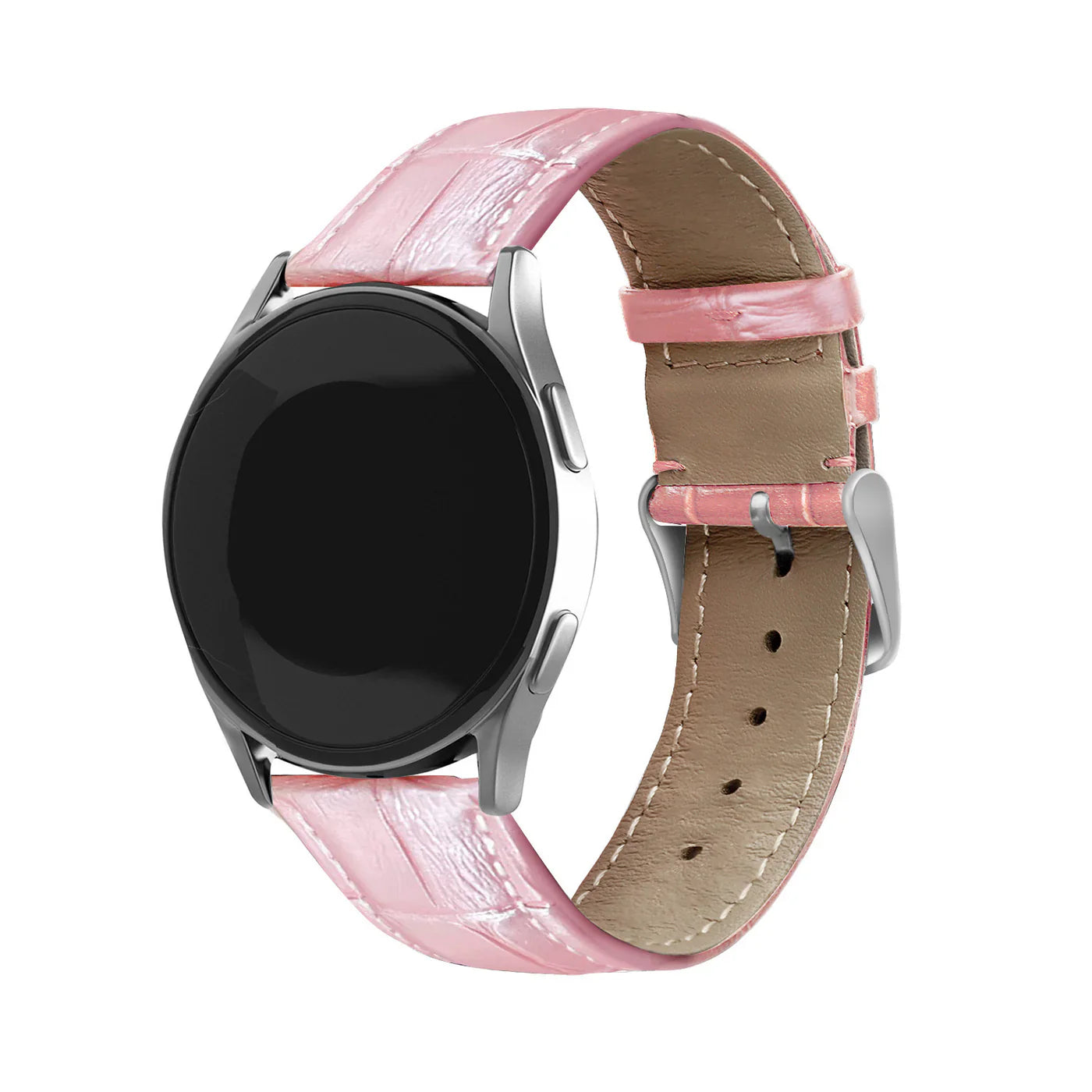 Withings ScanWatch 2 - 42mm Gebürstetes Lederarmband Krokodil (Rosa)