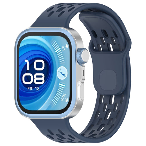 Huawei Watch Fit 5 Pro siliconen air bandje (donkerblauw)