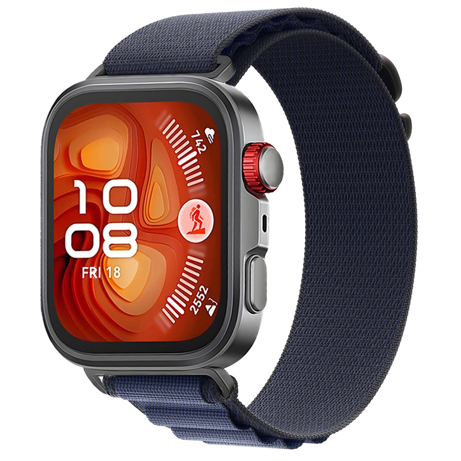 Huawei Watch Fit 5 Pro Alpine nylon bandje (donkerblauw)