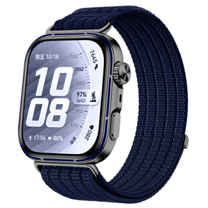 Huawei Watch Fit 5 Pro ultradunne nylon band (donkerblauw)
