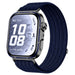 Huawei Watch Fit 5 Pro ultradunne nylon band (donkerblauw)