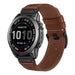 Garmin Epix Gen 2 Premium Leather Strap (Dark Brown)