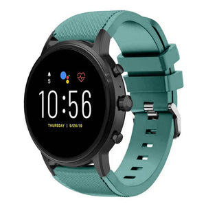 Fossil Gen 4 Explorist (HR) siliconen bandje (dennengroen)