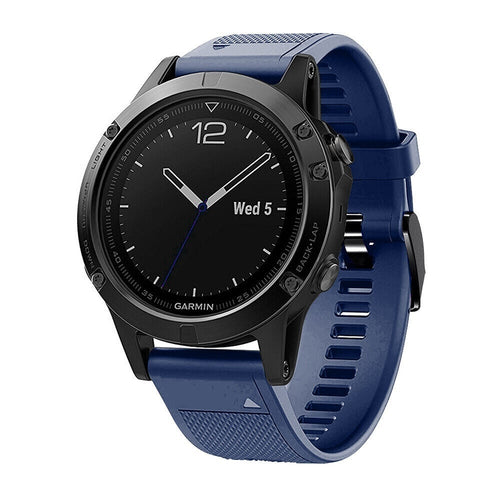 Correa silicona Garmin Fenix 8 Pro - 47mm (azul oscuro)