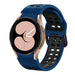 Bracelet sport carré Samsung Galaxy Watch 4 40mm (bleu foncé/noir)