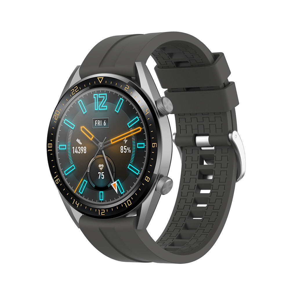 Huawei Watch GT 6 - 46mm Extreme Silikonarmband (Dunkel Grau)