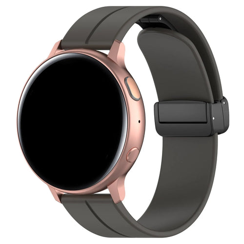 Amazfit Active D-buckle siliconen bandje (donkergrijs)