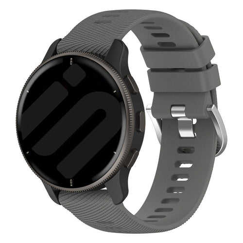 Garmin Vivomove Luxe Silicone Strap (Dark Grey)