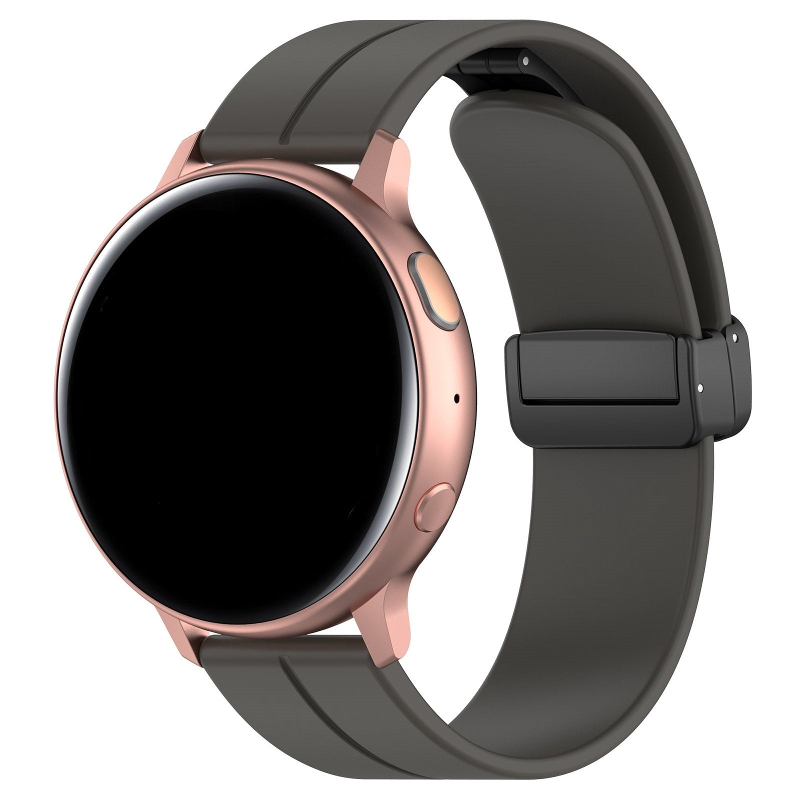 Amazfit GTS 4 D-Schnalle Silikonarmband (Dunkel Grau)