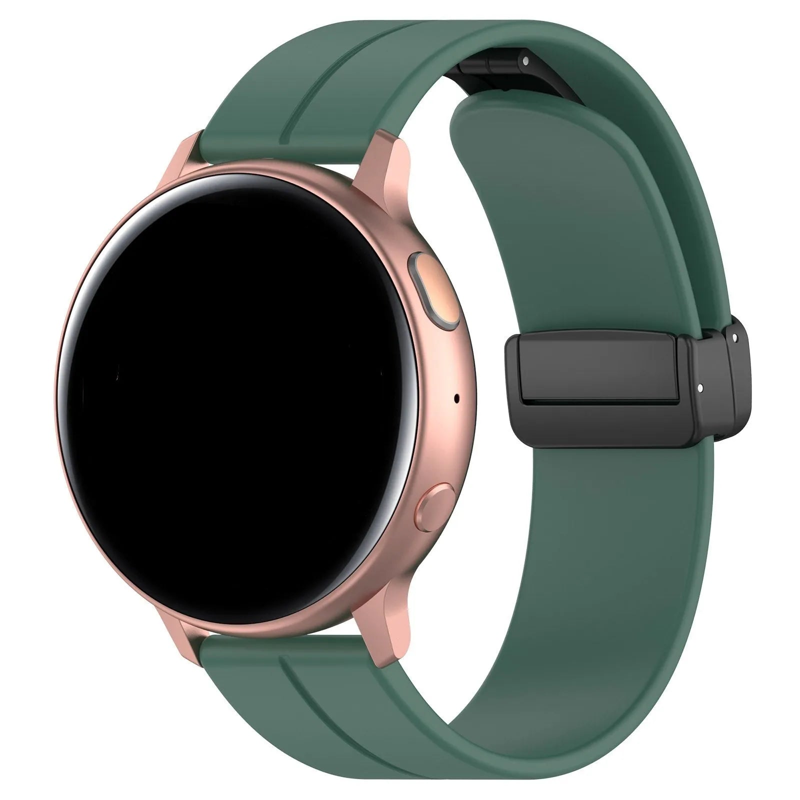 Amazfit GTS 4 D-Buckle Silicone Strap (Dark Green)